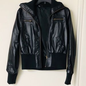 Faux Leather Jacket